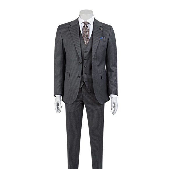 DAMAT Anthracite Suit with Vest - Picture 1 of 5